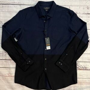 Marc Anthony Men’s Slim Fit two-toned Button Up shirt